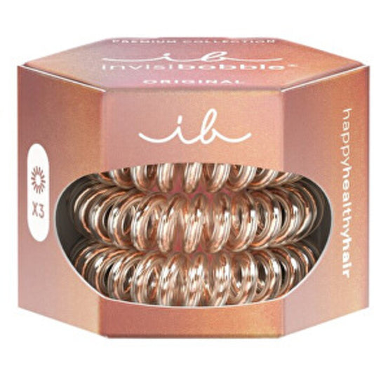 „Invisibobble Original Premium Bronze me Pretty“ 3 vnt.