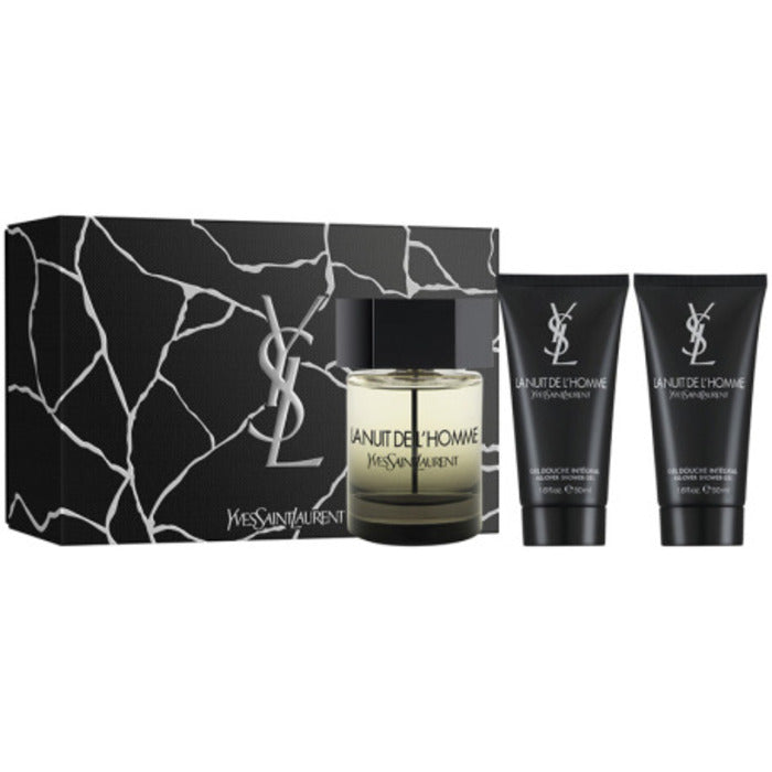 Yves Saint Laurent La Nuit L´Homme kinkekomplekt EDT 100 ml ja dušigeel 2 x 50 ml meestele