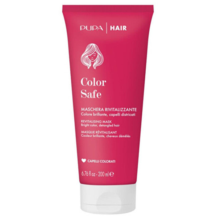 Pupa Color Safe Revitalizing Mask – elustav mask värvitud juustele 200ml Naistele