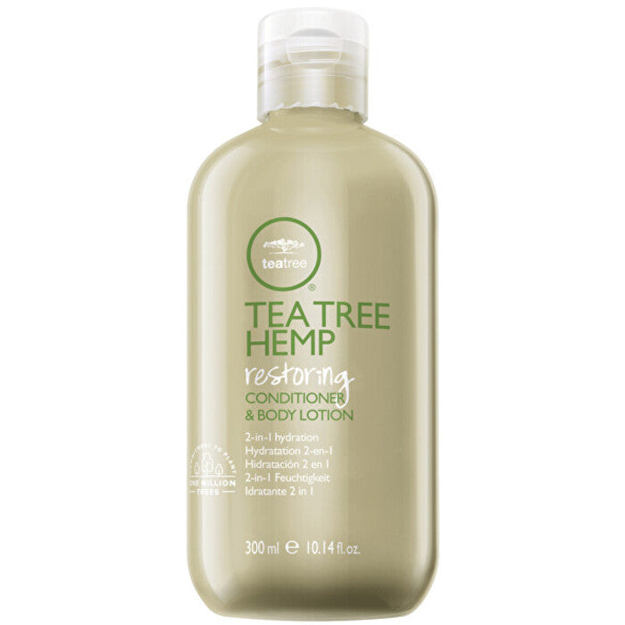 Paul Mitchell Arbatmedžio kanapių atkuriamasis kondicionierius ir kūno losjonas – 2 viename atkuriamasis kanapių kondicionierius ir kūno losjonas (1000ml) Unisex
