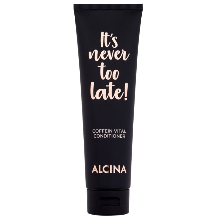 Alcina Niekada nevėlu! Coffein Vital Conditioner – kofeino kondicionierius gyvybiškai svarbiems plaukams
