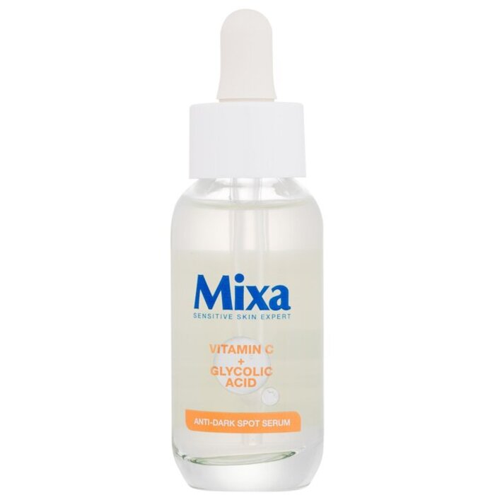 „Mixa“ vitamino C ir glikolio rūgšties serumas nuo tamsių dėmių