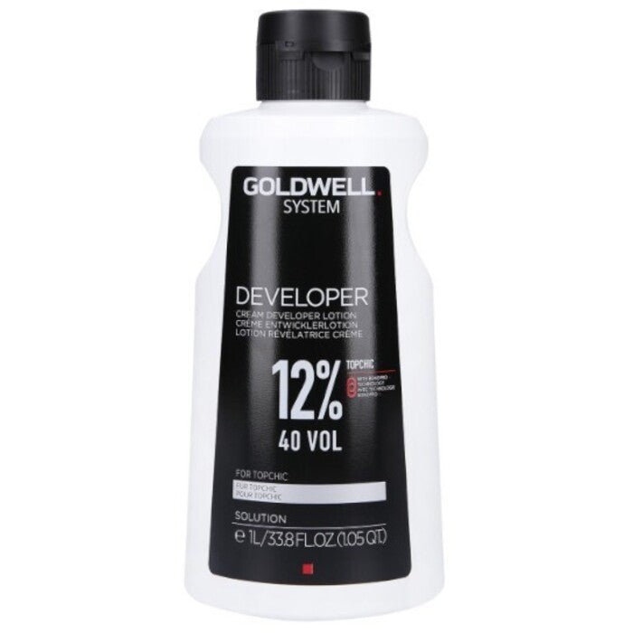 Goldwell Cream Developer Lotion 12% 40 VOL – kreemi aktiveeriv emulsioon 1000ml naistele
