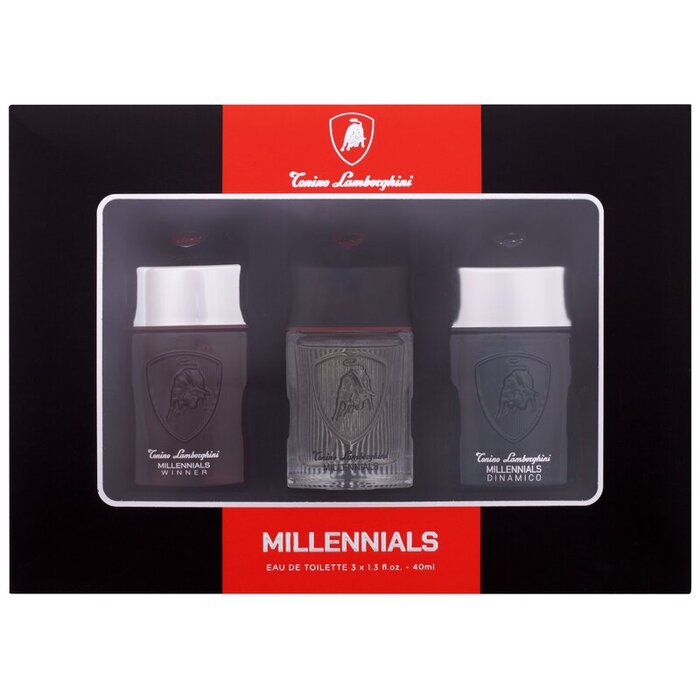 Lamborghini Millennials Gift set Millennials EDT 40 ml and Millennials Winner EDT 40 ml and Millennials Dinamico EDT 40 ml