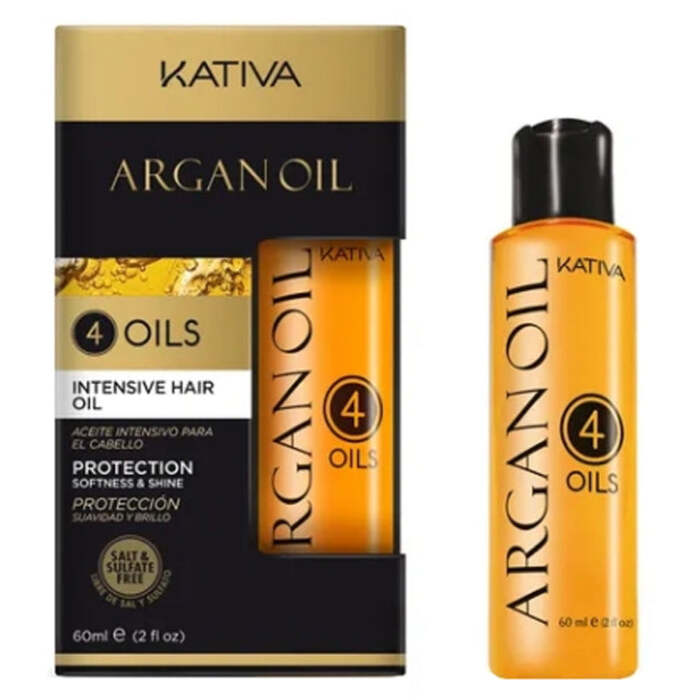 Kativa Argan Oil 4 Oils Intensive plaukų aliejus (60ml) Moterims