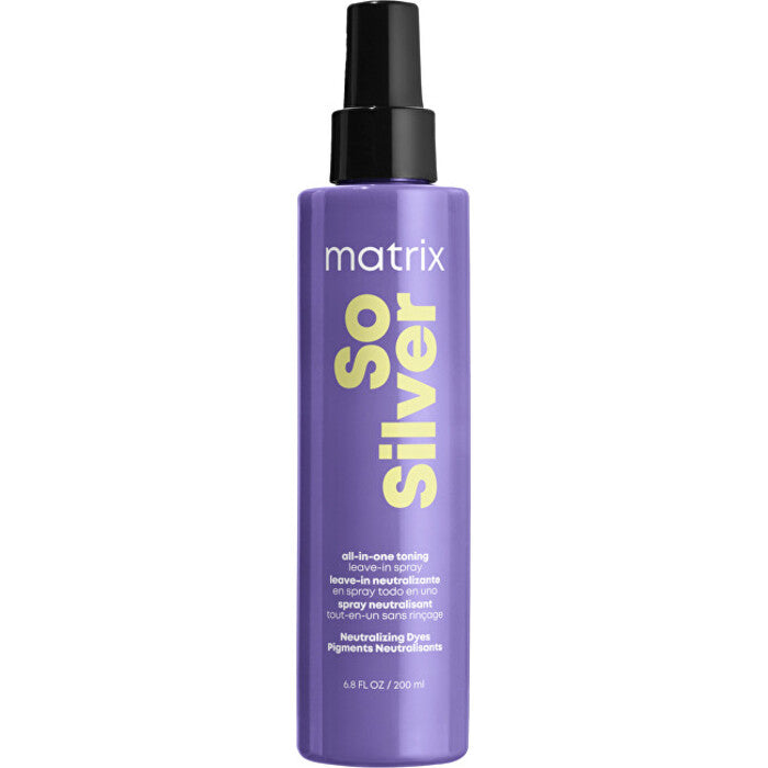 Matrix So Silver kõik-ühes tooniv juustesse jäetav pihusti (200 ml) naistele