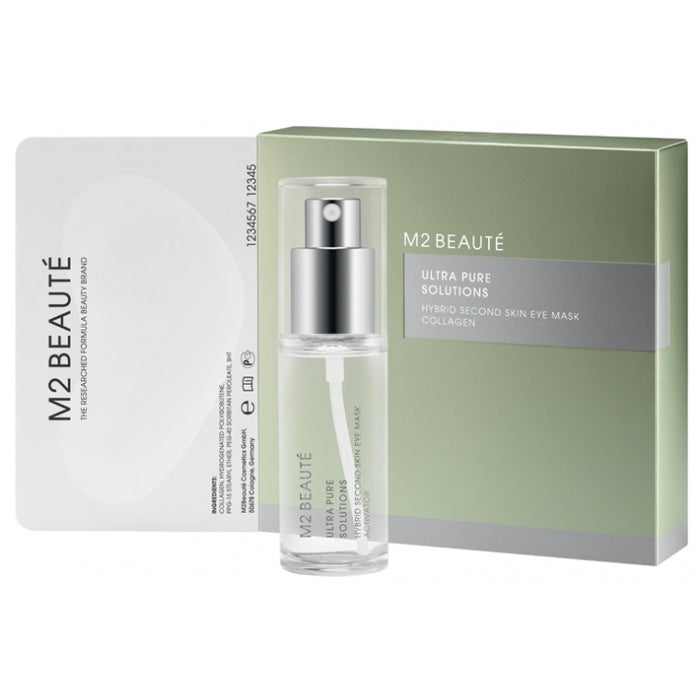 M2 Beauté Ultra Pure Solutions hibridinė antrosios odos kolageno paakių kaukė