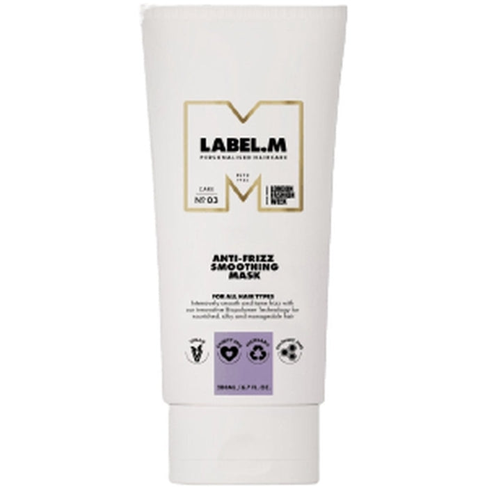 Label.m Anti-Frizz Smoothing Mask – siluv mask lainelistele ja lokkis juustele