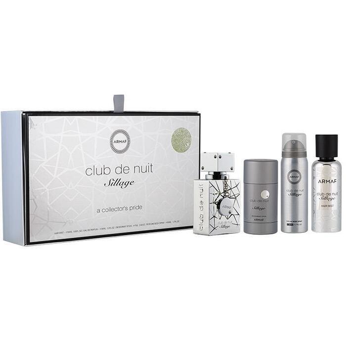 Armaf Club De Nuit Sillage kinkekomplekt EDP 30 ml, kehasprei 50 ml, juukselakk 55 ml ja deodorant 75 g meestele