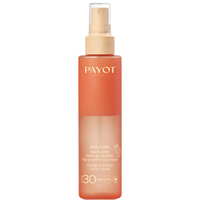 „Payot Solaire High Protection Sun Water SPF 30“ – lengvas apsauginis purškiklis kūnui ir veidui.