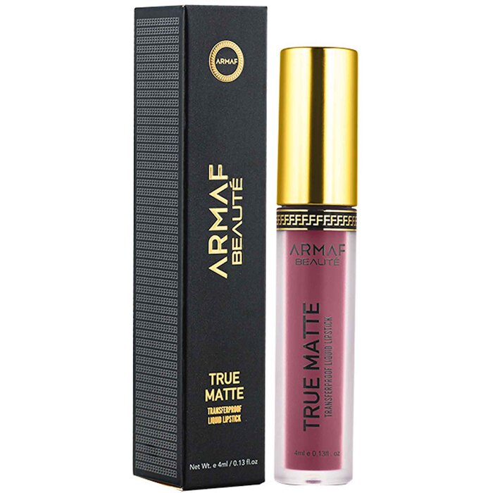 Armaf True Matte Transferproof Liq Lipstick - Matiniai skysti lūpų dažai lūpdažis 4 ml (06 Ventana) Unisex