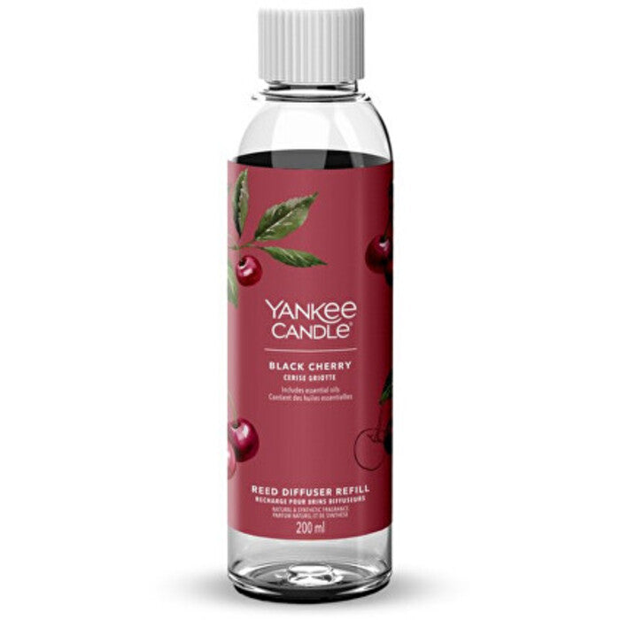 Yankee Cirle Signature Black Cherry Reed hajuti täiteaine (Ripe Cherry) (200ml) Unisex