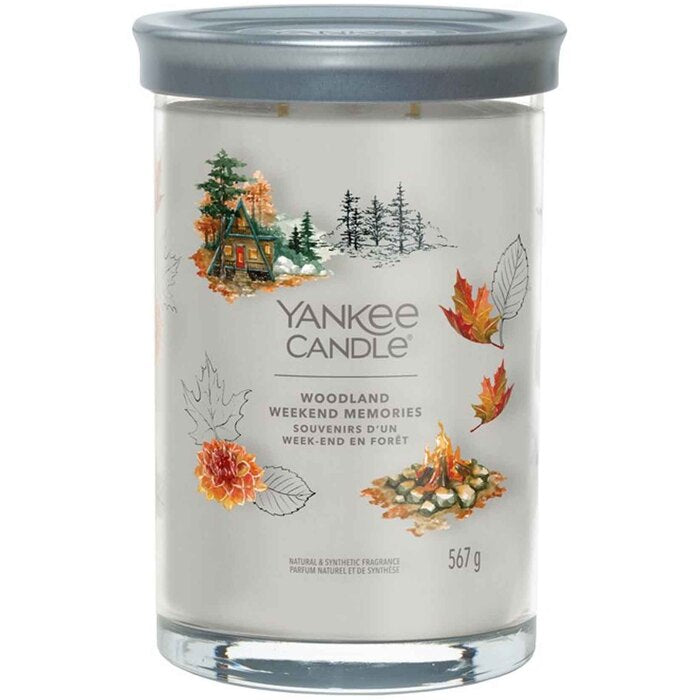 Yankee Cirle Woodlir Weekend Memories Signature Tumbler Cirle (mälestused nädalavahetustest metsas) – lõhnaküünal (122,0g) Unisex