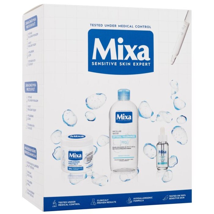 Mixa Hialurono rūgšties + pieno rūgšties anti-dryness drėkinamasis serumaso rinkinys – dovanų rinkinys (30ml) Moterims