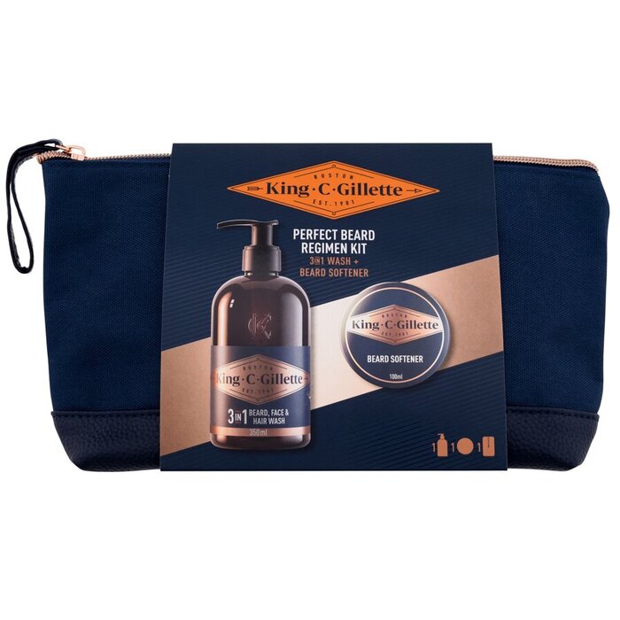 Gillette King C. Perfect Beard režimo rinkinys 350ml