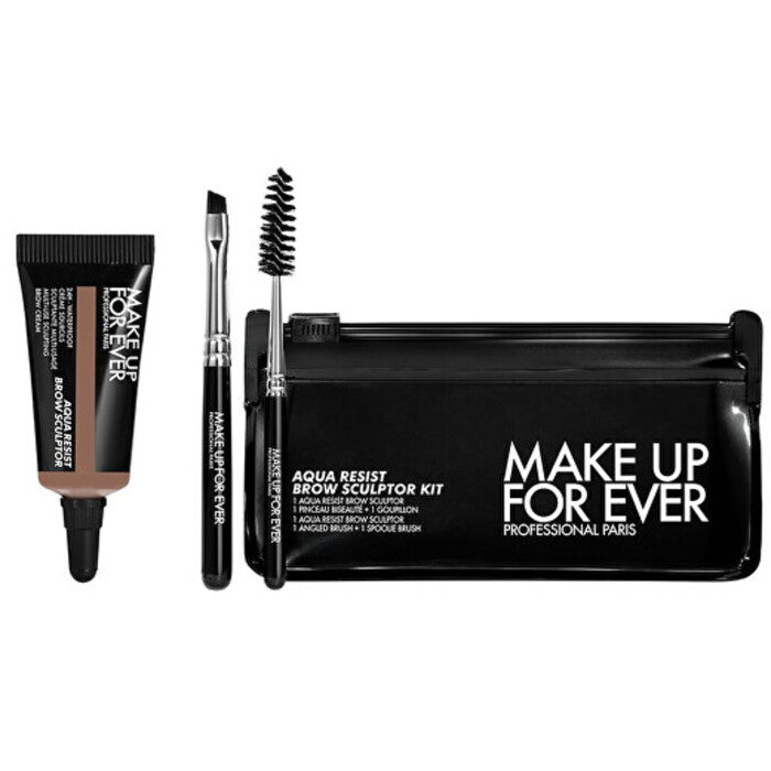 „Make Up For Ever Aqua Resist Brow Sculptor Kit“ antakių formavimo rinkinys – 30 švelnios rudos spalvos Moterims