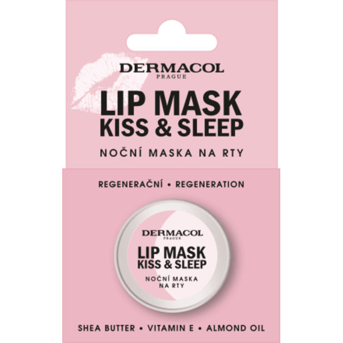 Dermacol Lip Mask Kiss & Sleep – naktinė regeneruojanti lūpų kaukė (12.0g) Moterims