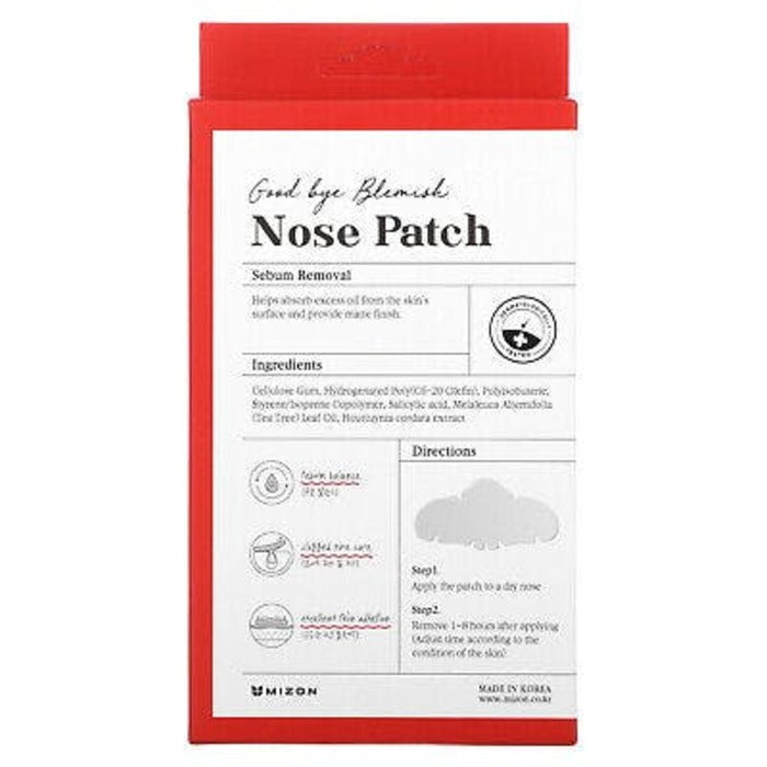 Mizon Good Bye Blemish Nose Patch – nosies kaukė nuo inkštirų (10.0ks) Moterims