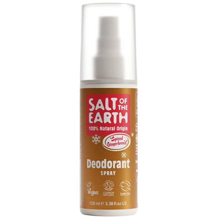 Salt-Of-The-Earth Spiced Gingerbread dezodorantas Spray - Natūralus dezodorantas (100ml) Moterims