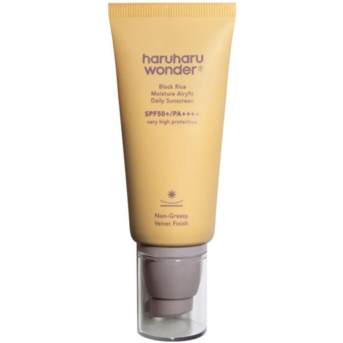 Haruharu Wonder Black Rice Moisture Airyfit Daily Apsauginis kremas nuo saulės SPF 50+ – veido kremas nuo saulės