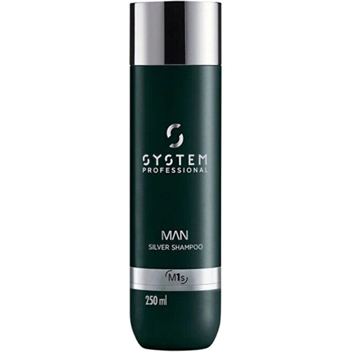 System Professional Man Silver Shampoo – lilla šampoon meestele 250ml Meestele