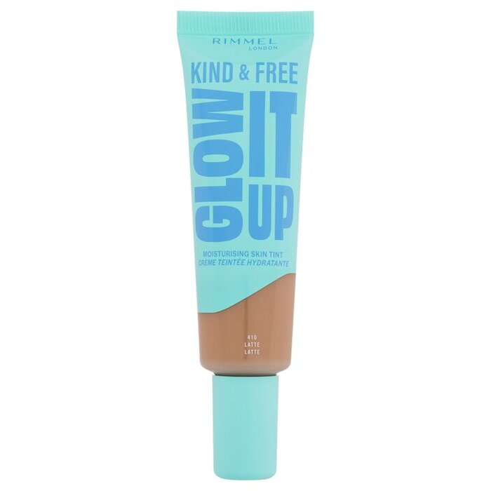 Rimmel Kind & Free Glow It Up drėkinamasis odos atspalvis – drėkinamasis makiažas jautriai, sausai ir normaliai odai 30 ml