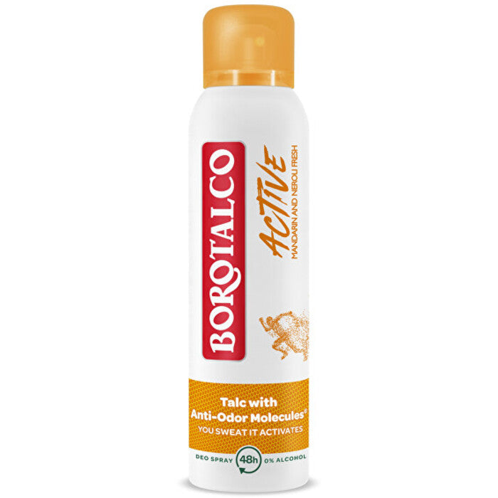 Borotalco Active pihustav deodorant – mandariini ja neroli pihustatav deodorant (150 ml) naistele