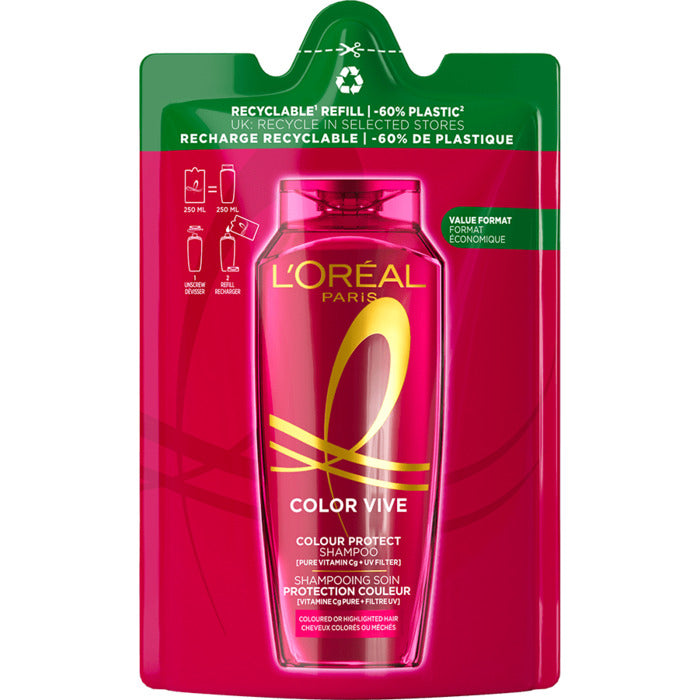 L´Oréal Professionnel Elseve Color-Vive apsauginis šampūnas - šampūno papildymas dažytiems ir sruogelėmis sruogelėmis sruogelėmis sruogelėmis sruogelėmis sruogotiems plaukams