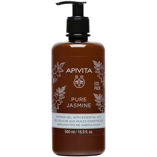 Apivita Pure Jasmine dušo želė su eteriniais aliejais