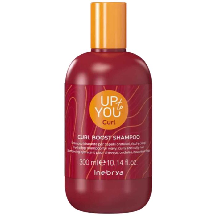 Inebrya Up to You Curl Boost Shampoo – drėkinamasis šampūnas banguotiems, garbanotiems ir slenkantiems plaukams 250ml Moterims