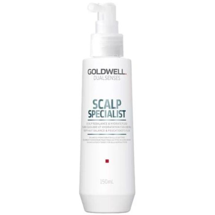 Goldwell Dualsenses Scalp Specialist Scalp Rebalance & Hydrate Fluid – atkuriantis ir drėkinantis galvos odos skystis.