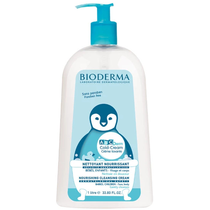 Bioderma ABC Derm Cold-Cream maitinamasis valomasis kremas 1000ml Moterims