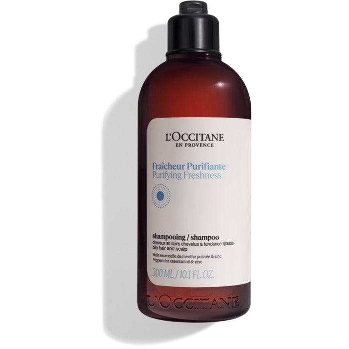 L´occitane Purifying Freshness Šampūnas – švelnus micelinis šampūnas visų tipų plaukams
