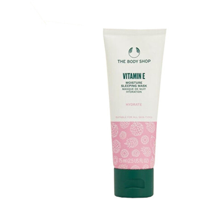 „The Body Shop“ drėkinamoji veido kaukė su vitaminu E ir miegančia kaukė