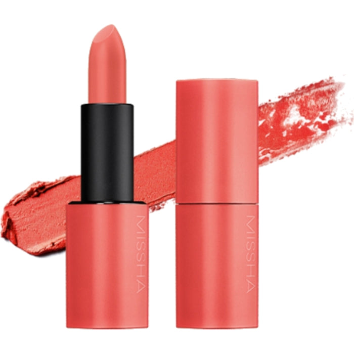 „Missha Dare Rouge Velvet“ lūpų dažai – matiniai lūpų dažai 3,5 g, 12 „Better than Sun“. Moterims