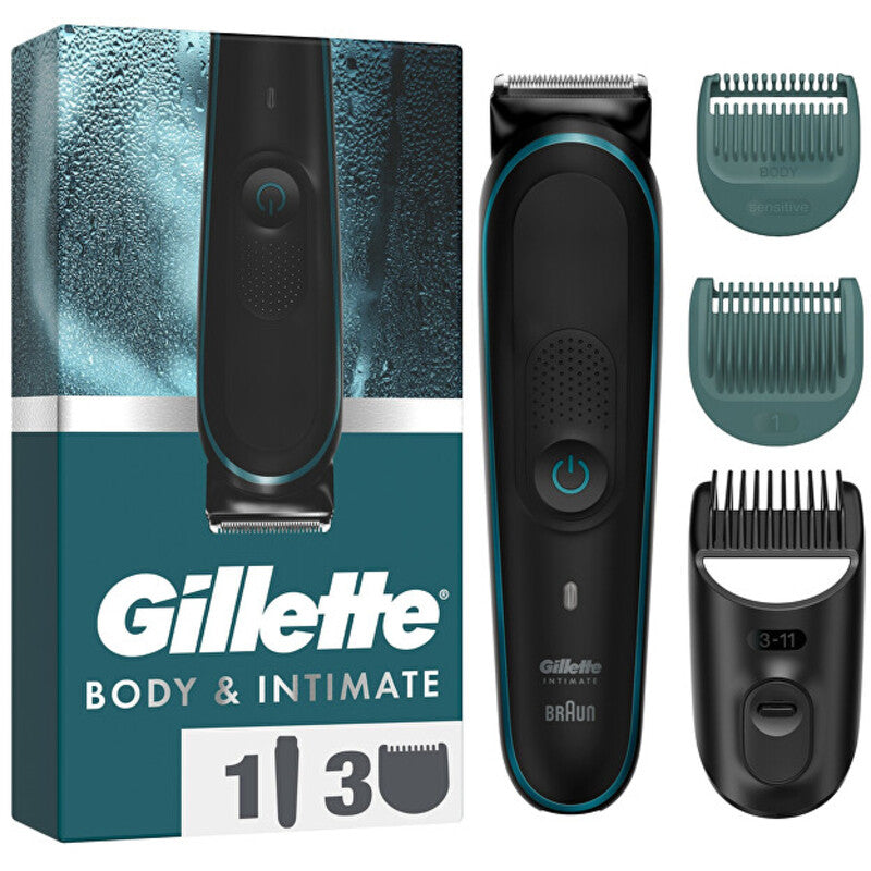 Gillette Taškai & Intimate Trimmer i5 – kirptuvas intymioms vietoms ir kūnui