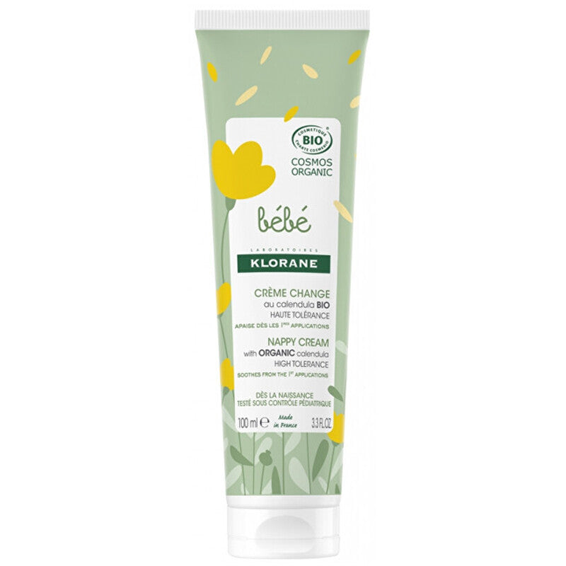 Klorane Bébé Diaper Change Cream - Kremas nuo vystyklų bėrimo su ekologiškomis medetkomis
