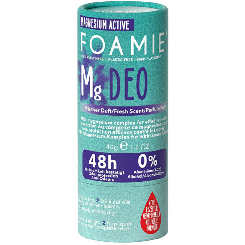 „Foamie Rain In The Woods“ dezodorantas – kietos konsistencijos dezodorantas su magniu.