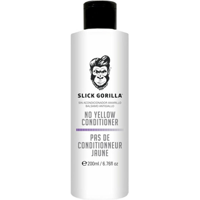 „Slick Gorilla No Yellow“ kondicionierius – neutralizuojantis kondicionierius šviesiems plaukams.
