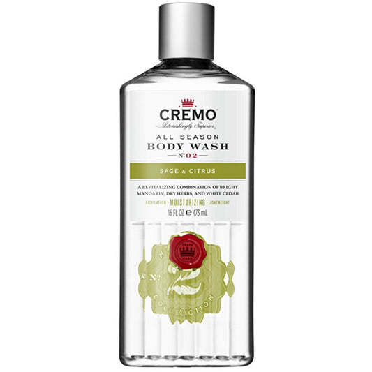 „Cremo“ šalavijų ir citrusinių vaisių prausiklis – dušo želė