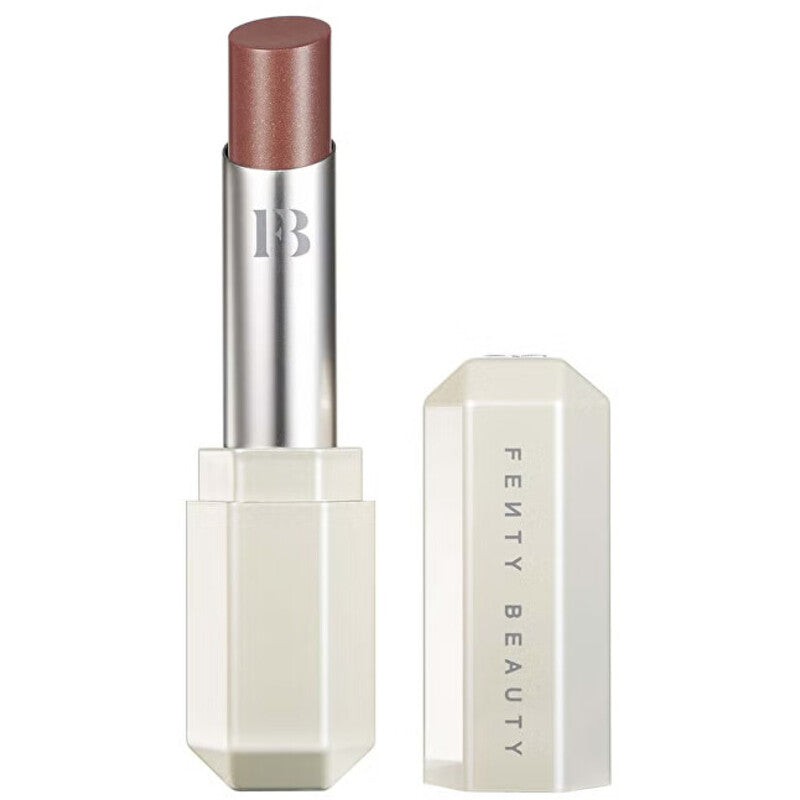 Fenty Beauty Slip Shine Sheer Shiny Lipstick - Shiny lūpų dažai 2,8 g 08 Cookies & Cocoa