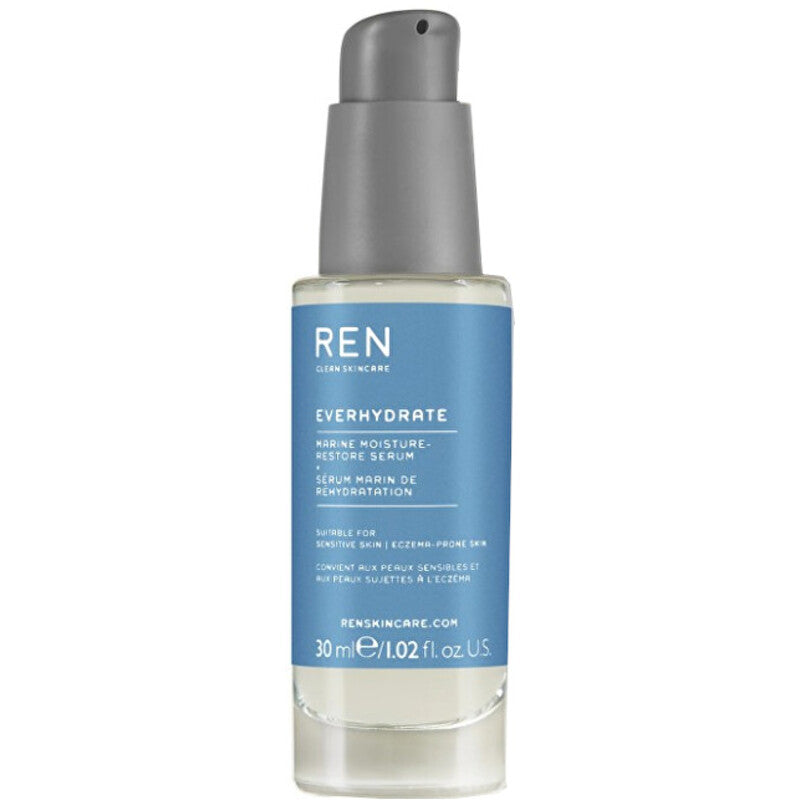 „Ren Cosmetics Everhydrate Marine Moisture-Restore“ serumas – drėkinamasis serumas sausai odai.