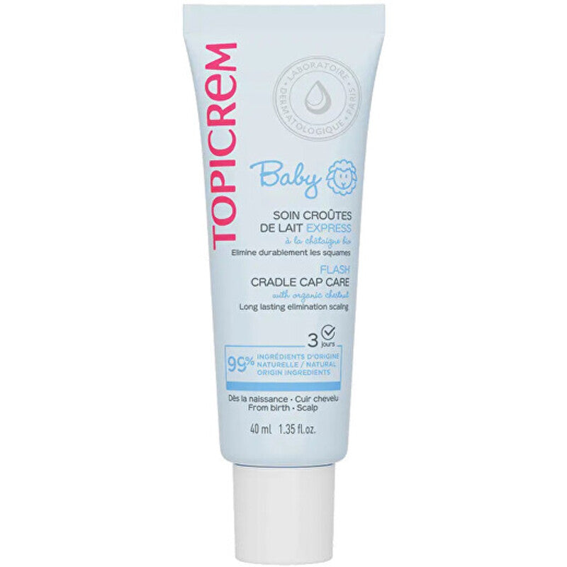 Topicrem Baby Flash Cradle Cap – gelis nuo pleiskanų plaukuose