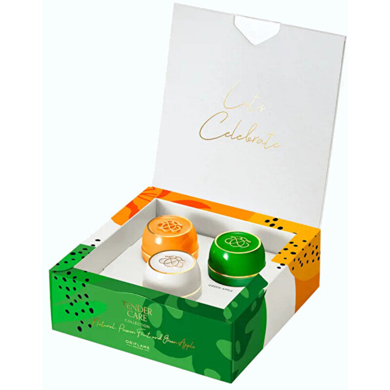 Oriflame Stebuklingų puodelių rinkinys - natūralus, pasifloros vaisius ir žalias obuolys 10.5ml