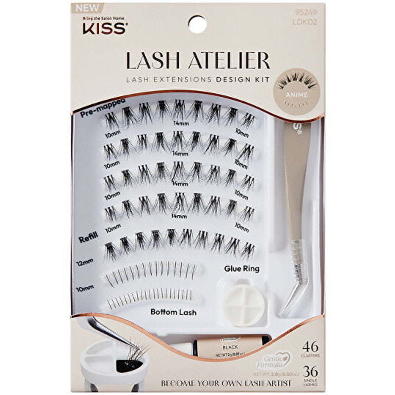 Kiss My Face Lash Atelier Design 02 – netikrų blakstienų rinkinys