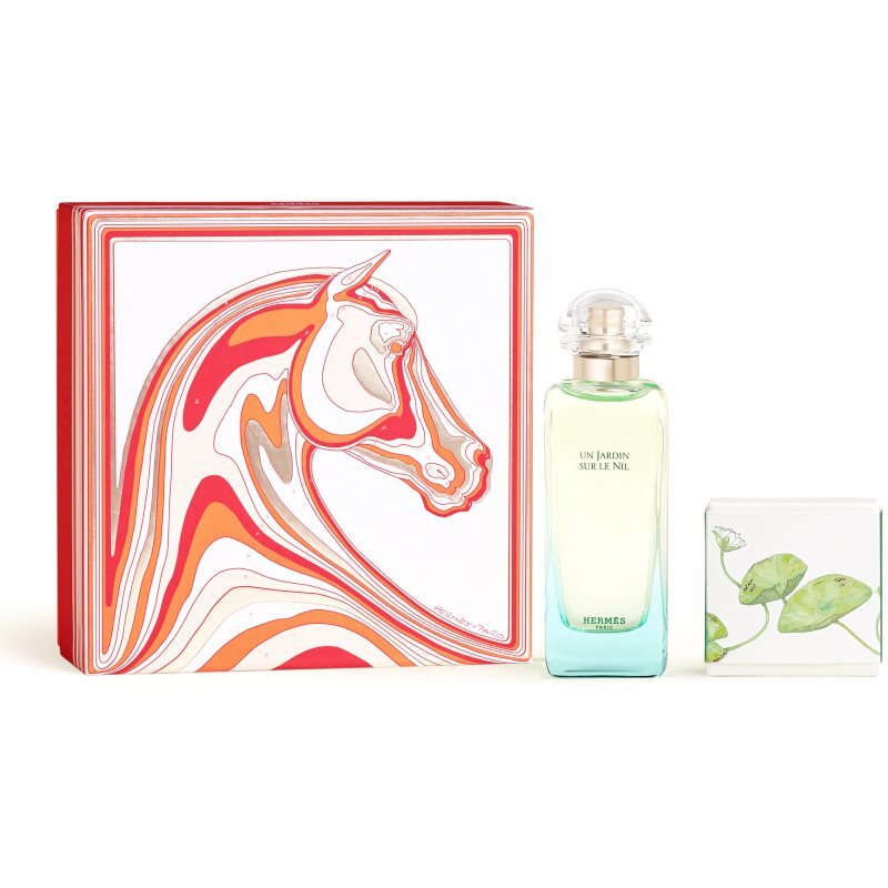 Hermes Un Jardin Sur le Nil dovanų rinkinys EDT 100 ml ir solid soap 50 g
