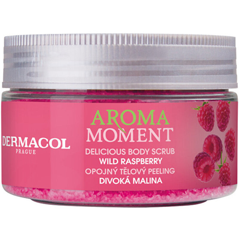 Dermacol Aroma Moment Wild Raspberry Delicious Body Scrub – svaiginantis kūno šveitiklis 200.0g