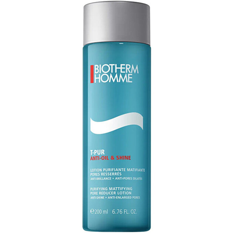 BIOTHERM Homme T-Pur Purifying Mattifying Lotion – matinis odos tonikas 200ml