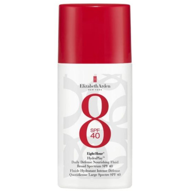 Elizabeth Arden Eight Hour HydraPlay Daily Defence Nourishing Fluid SPF 40 – Odos skystis įdegiui 50ml
