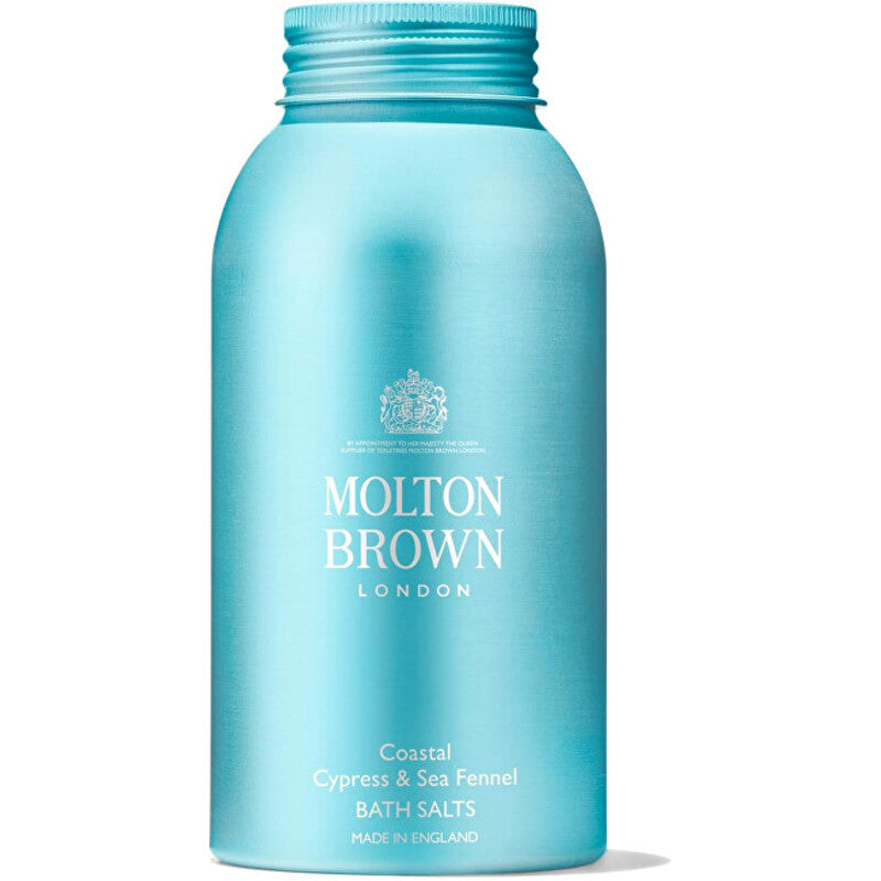 Molton Brown pakrantės kiparisų ir jūros pankolių vonios druskos - vonios druska
